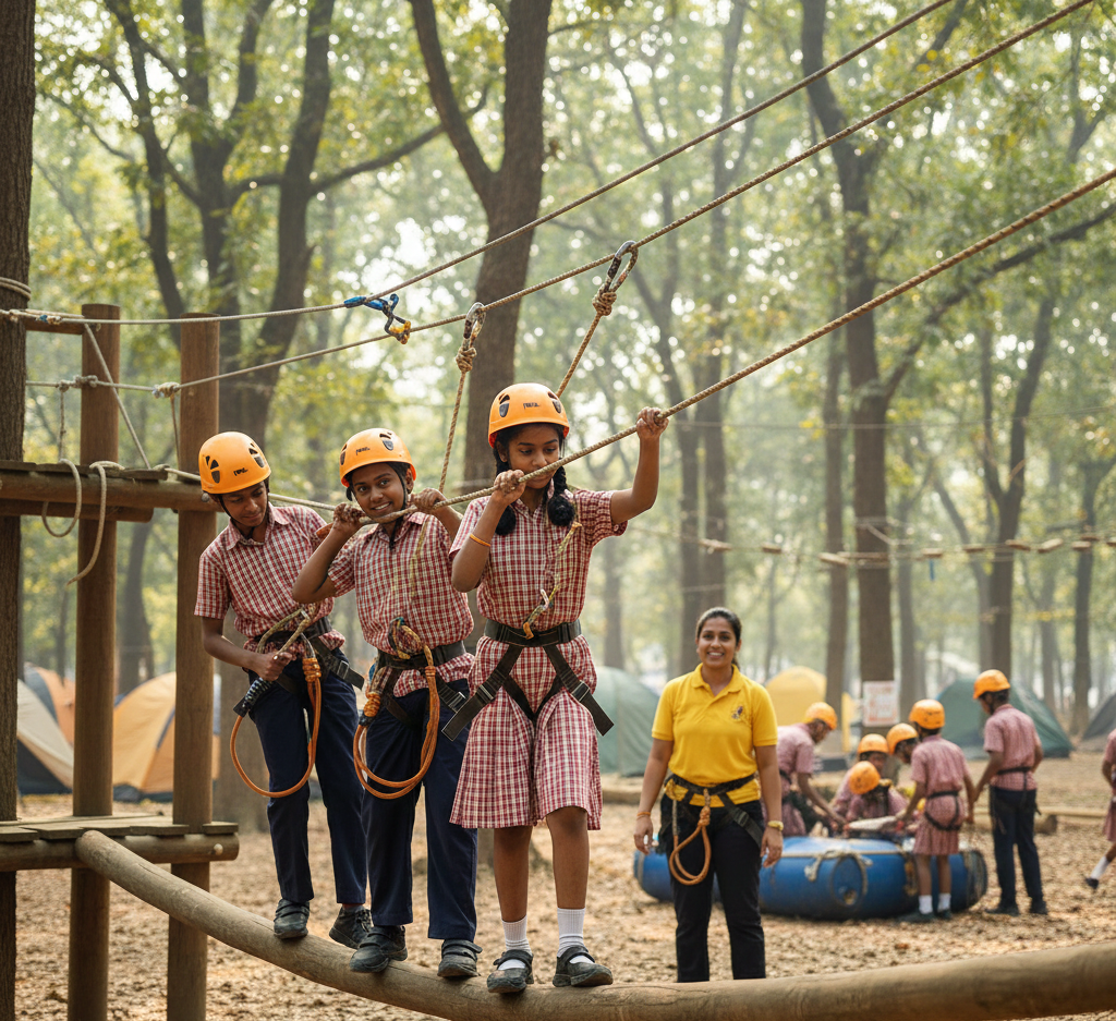 India’s Best Adventure Company for School Adventure Camps