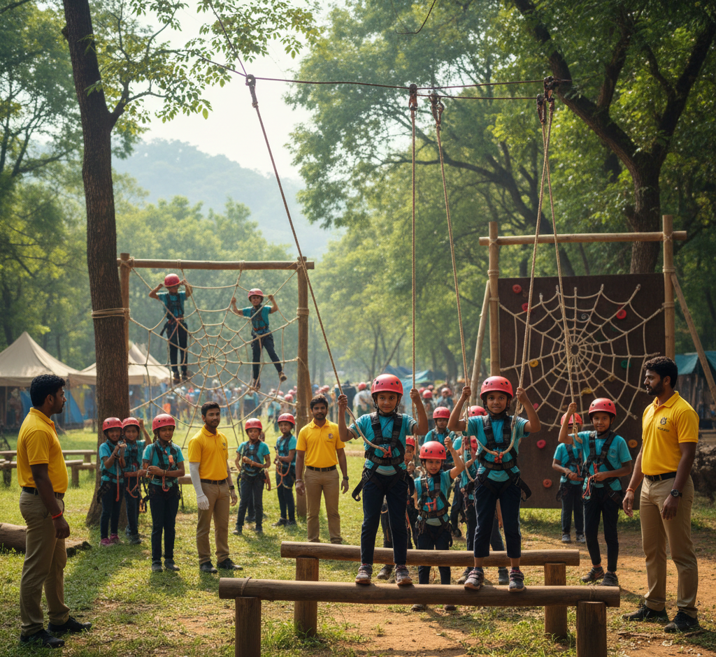 India’s Best Adventure Company for School Adventure Camps