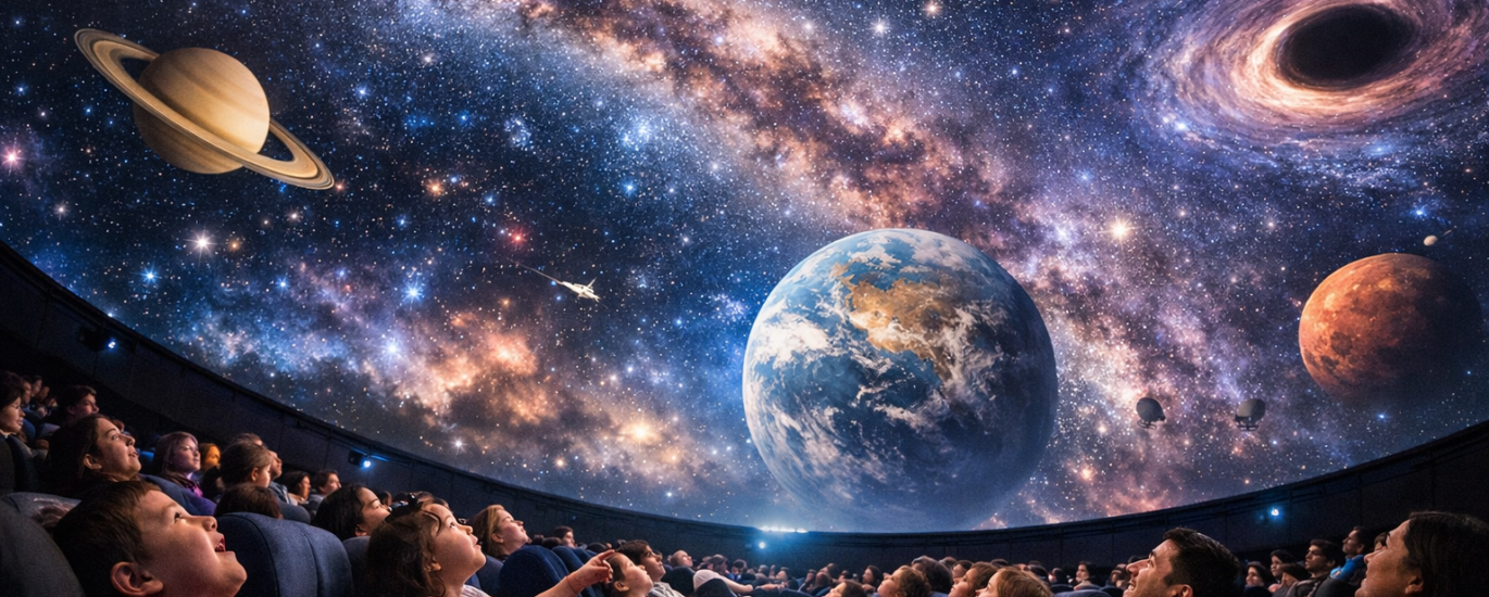 Digital Dome Planetarium in India