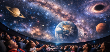 Digital Dome Planetarium in India