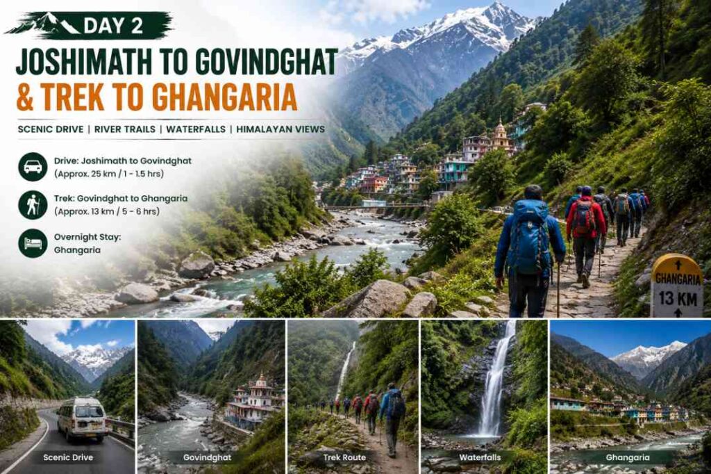 Day 2 – Joshimath to Govindghat & Trek to Ghangaria