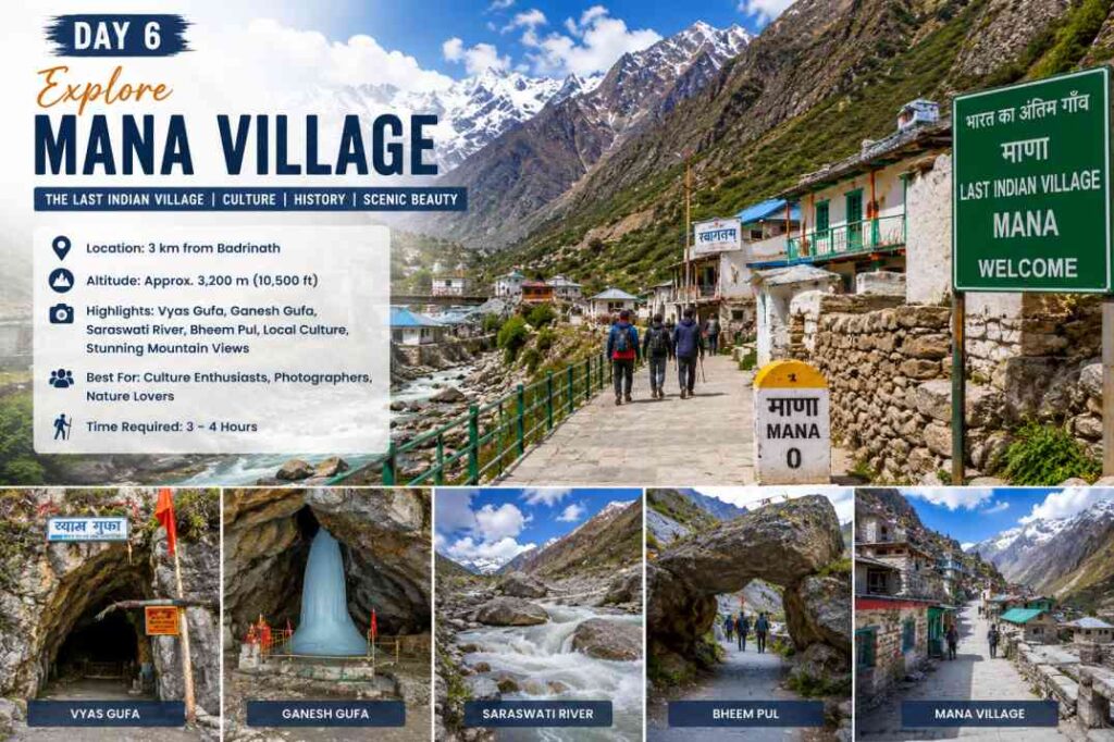 Day 6 – Explore Mana Village
