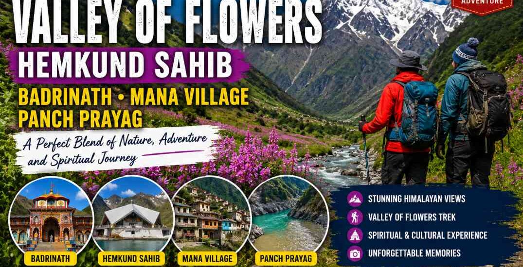 Valley of Flowers Trek Itinerary – Complete 7 Nights 8 Days Himalayan Journey