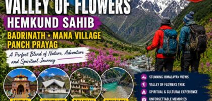 Valley of Flowers Trek Itinerary – Complete 7 Nights 8 Days Himalayan Journey